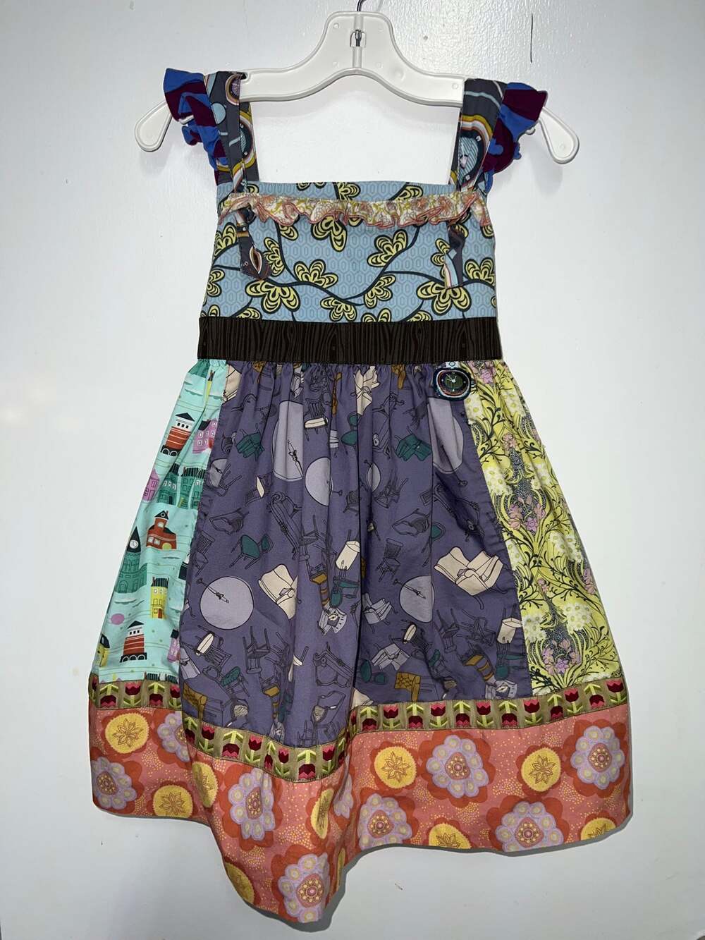 Matilda Jane Character Counts Broadway Knot Dress 6 EUC